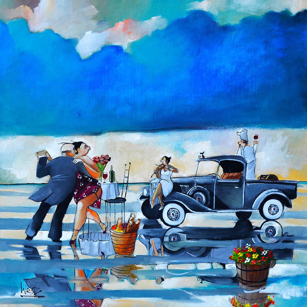 Date Night One art print by Ronald West for $57.95 CAD