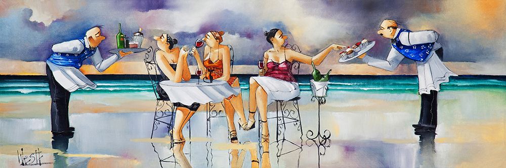 Ladies Night art print by Ronald West for $57.95 CAD