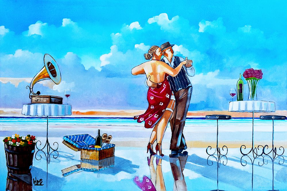 Sunset Lambada art print by Ronald West for $57.95 CAD