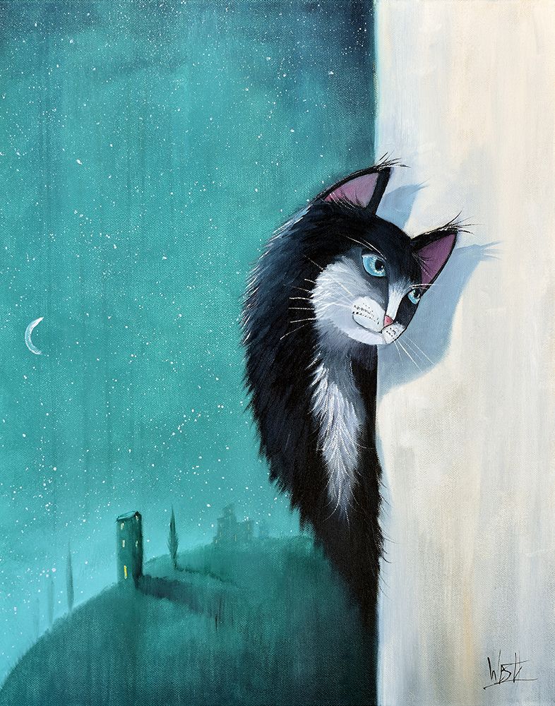 Sneak Peek art print by Ronald West for $57.95 CAD