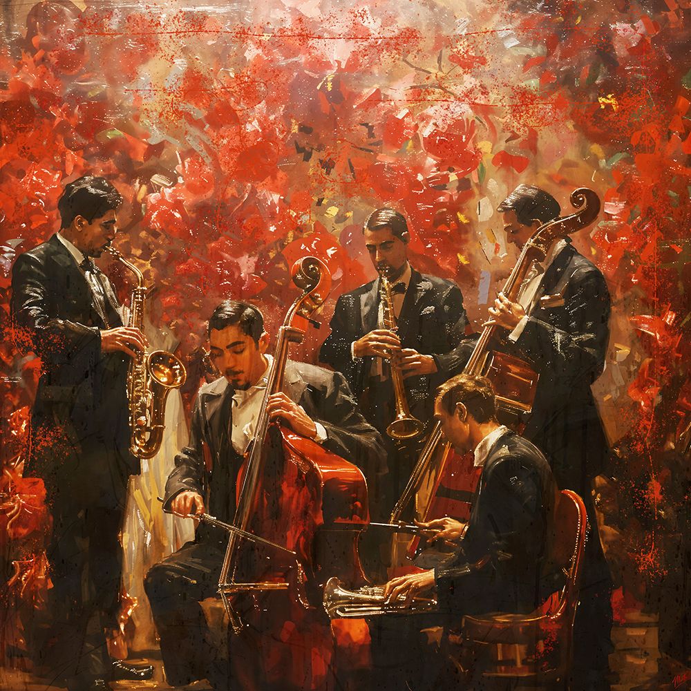 Play More Jazz IV art print by Marta Wiley for $57.95 CAD