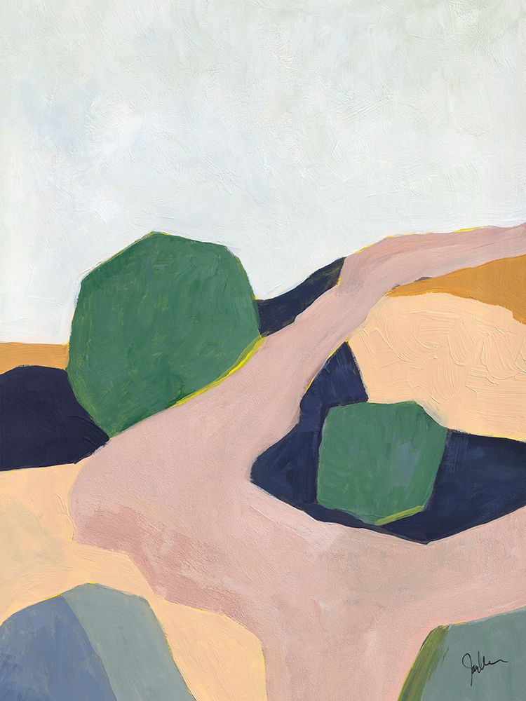 Hillside Geometry 3 art print by Jan Weiss for $57.95 CAD