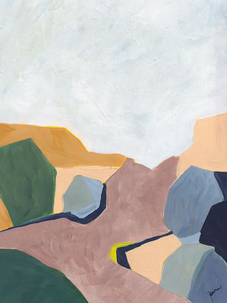 Hillside Geometry 4 art print by Jan Weiss for $57.95 CAD