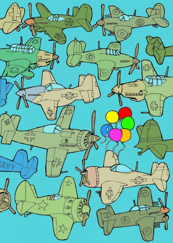 Odd Ones - Balloons art print by Duncan Wilson for $57.95 CAD