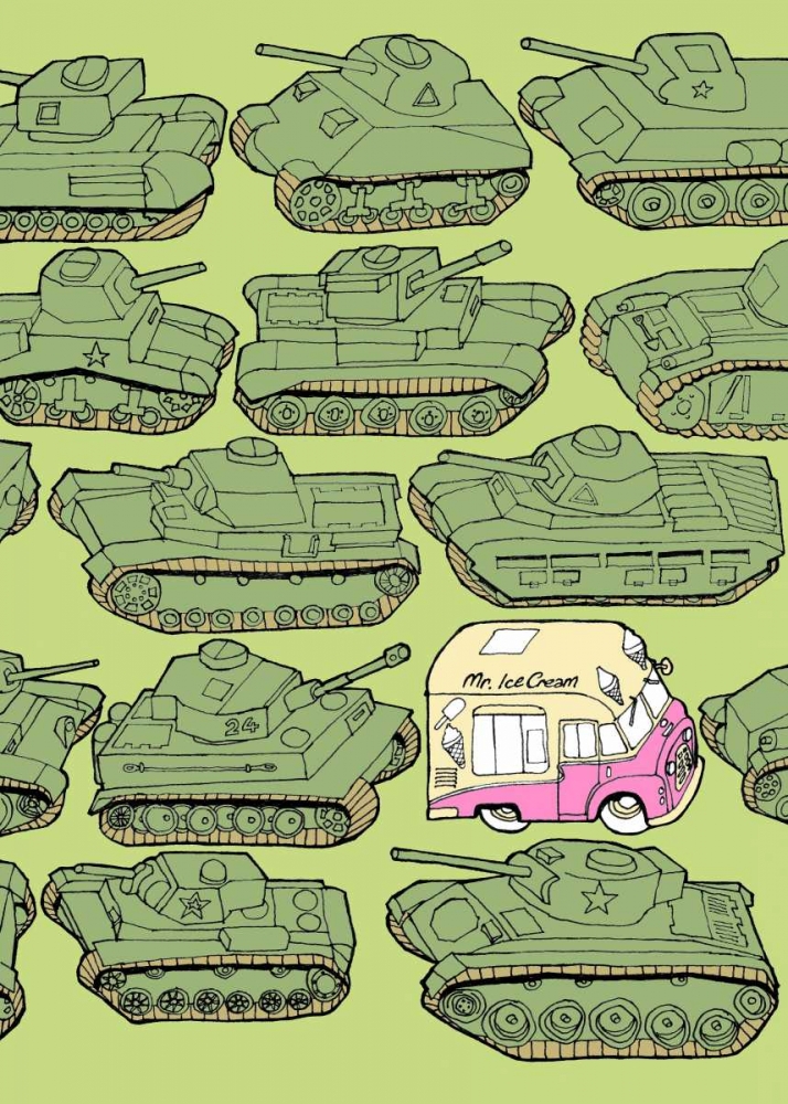 Odd Ones - Ice Cream art print by Duncan Wilson for $57.95 CAD
