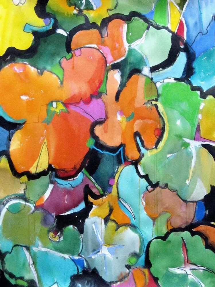 Nasturtiums art print by Emily Weil for $57.95 CAD