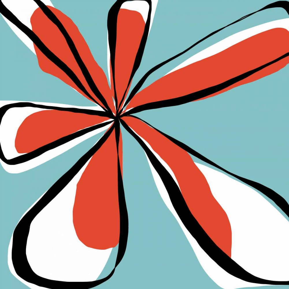 Oh So Pretty - Aqua art print by Jan Weiss for $57.95 CAD