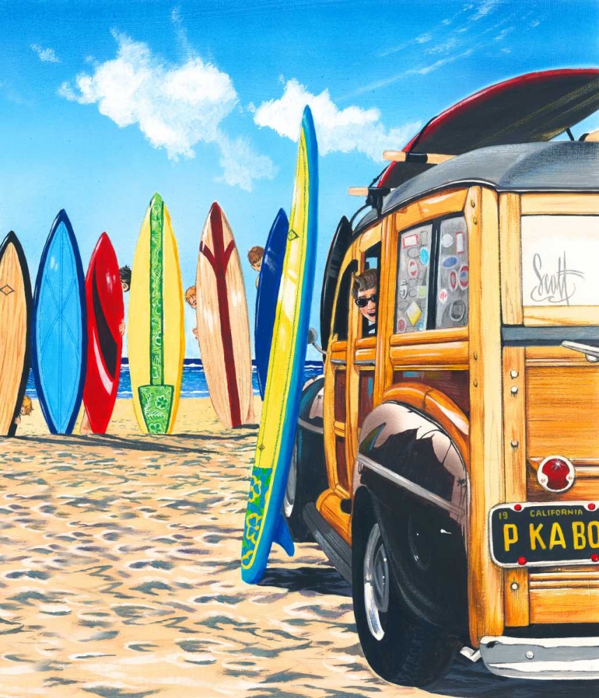 Beach Cruiser Kids art print by Scott Westmoreland for $57.95 CAD