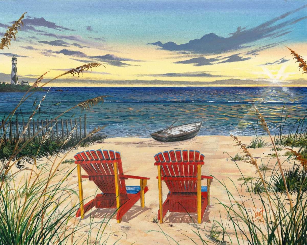 Outer Banks Sunrise art print by Scott Westmoreland for $57.95 CAD