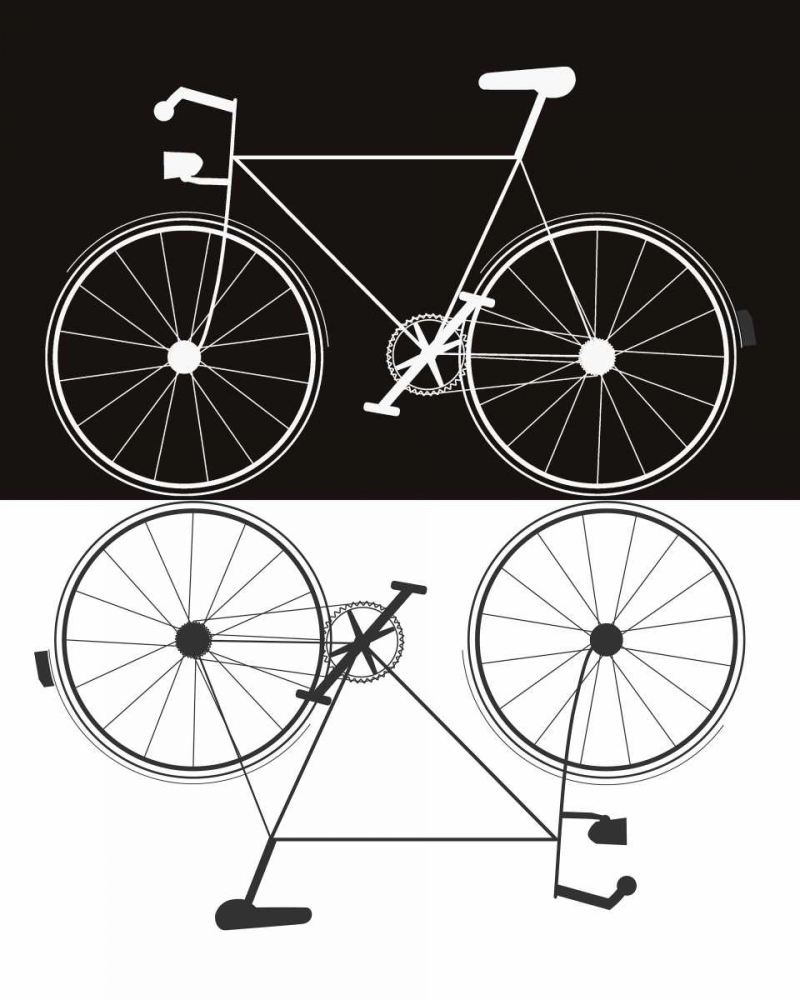 Two Bikes art print by Jan Weiss for $57.95 CAD