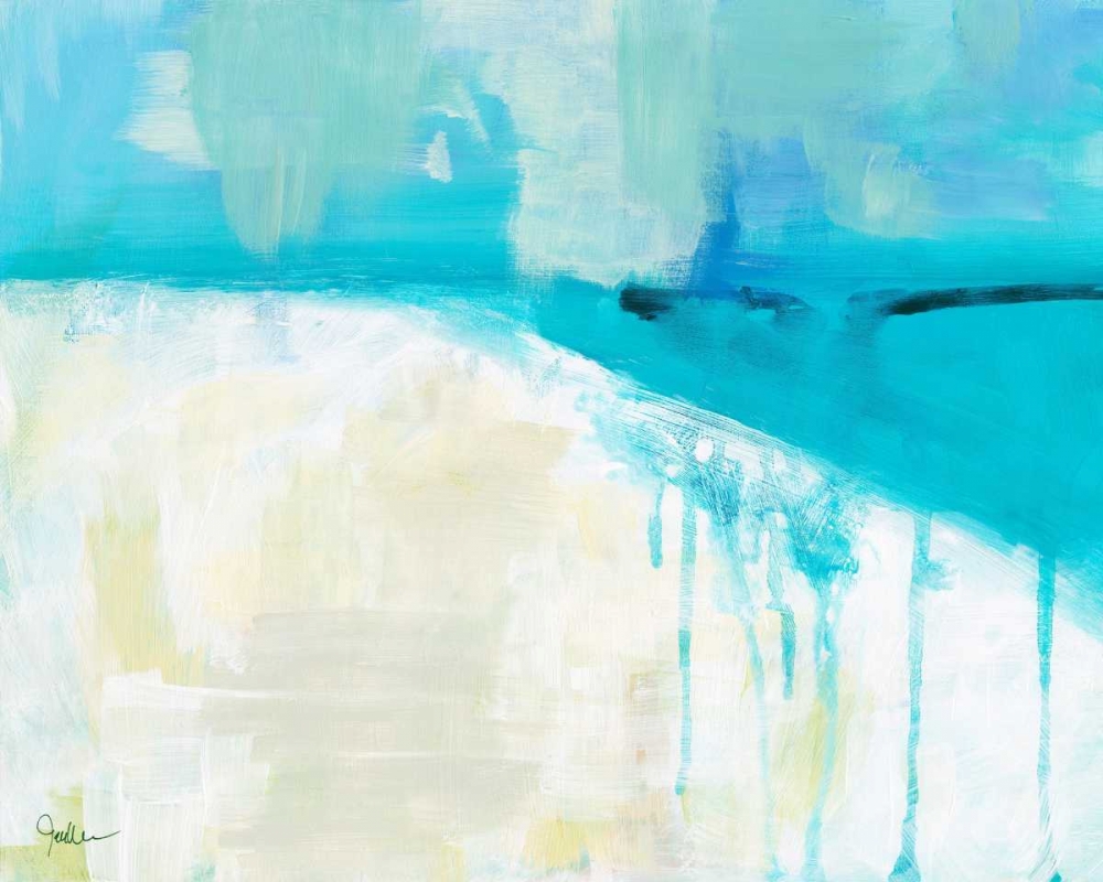 Coastal Blues 1 art print by Jan Weiss for $57.95 CAD