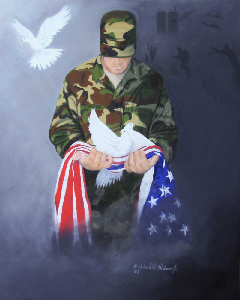 A Prayer for Peace art print by Richard Wilson for $57.95 CAD