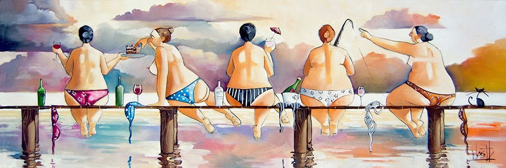 On the Jetty II art print by Ronald West for $57.95 CAD