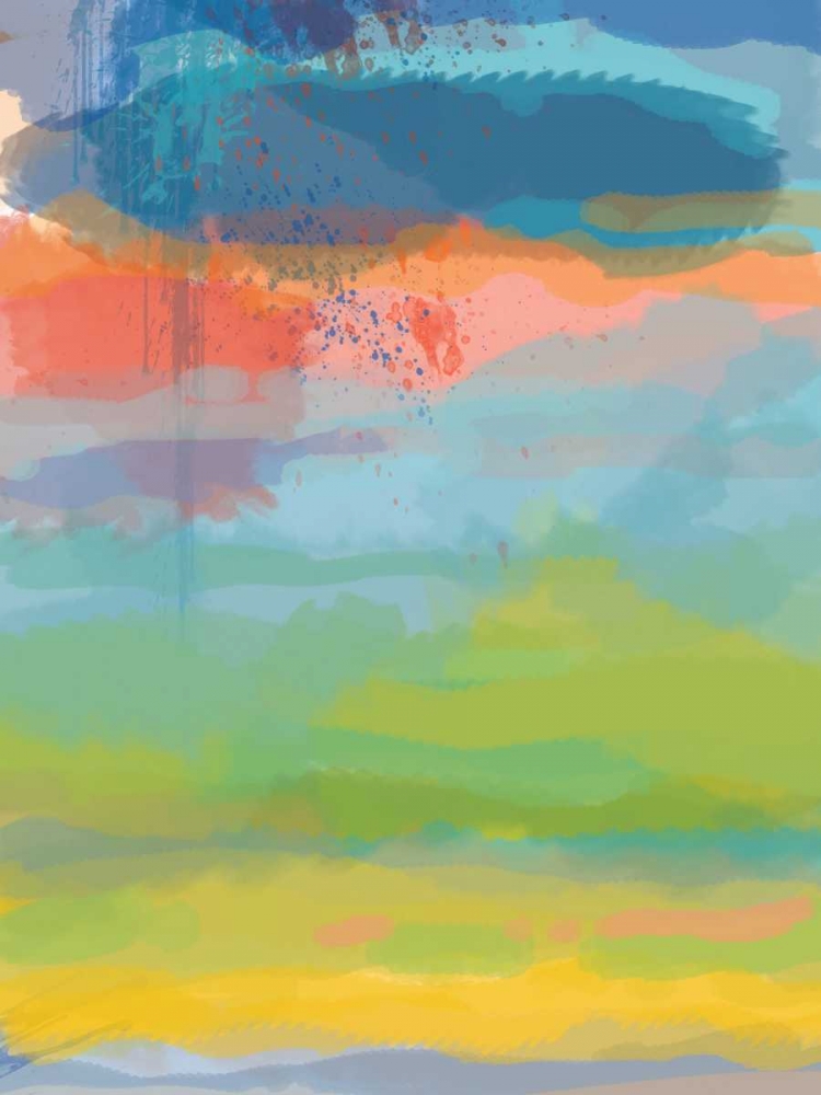 Coral Sky art print by Jan Weiss for $57.95 CAD