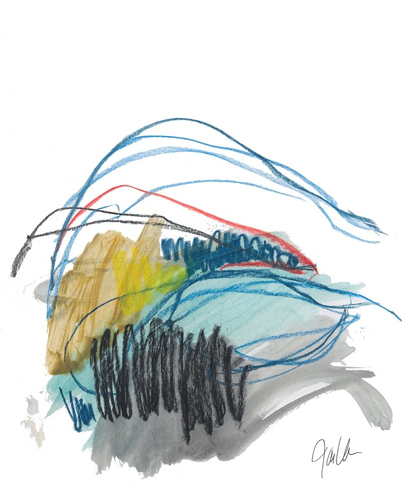 Abstract Landscape No. 19 art print by Jan Weiss for $57.95 CAD