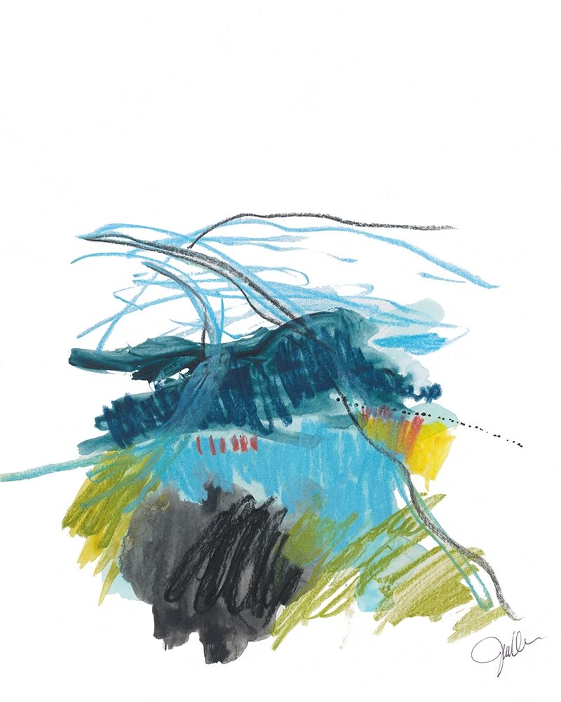 Abstract Landscape No. 33 art print by Jan Weiss for $57.95 CAD