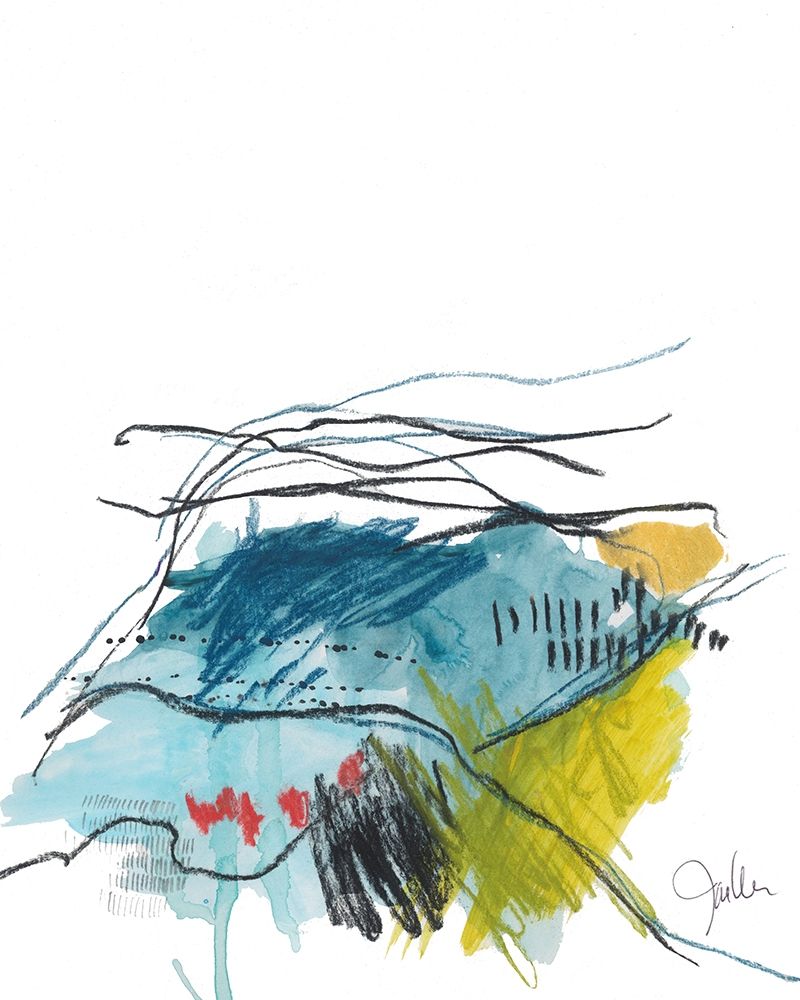 Abstract Landscape No. 35 art print by Jan Weiss for $57.95 CAD