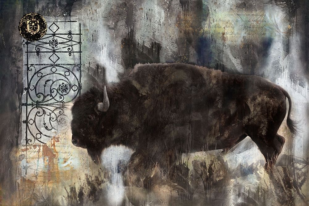 Buffalo art print by Marta Wiley for $57.95 CAD