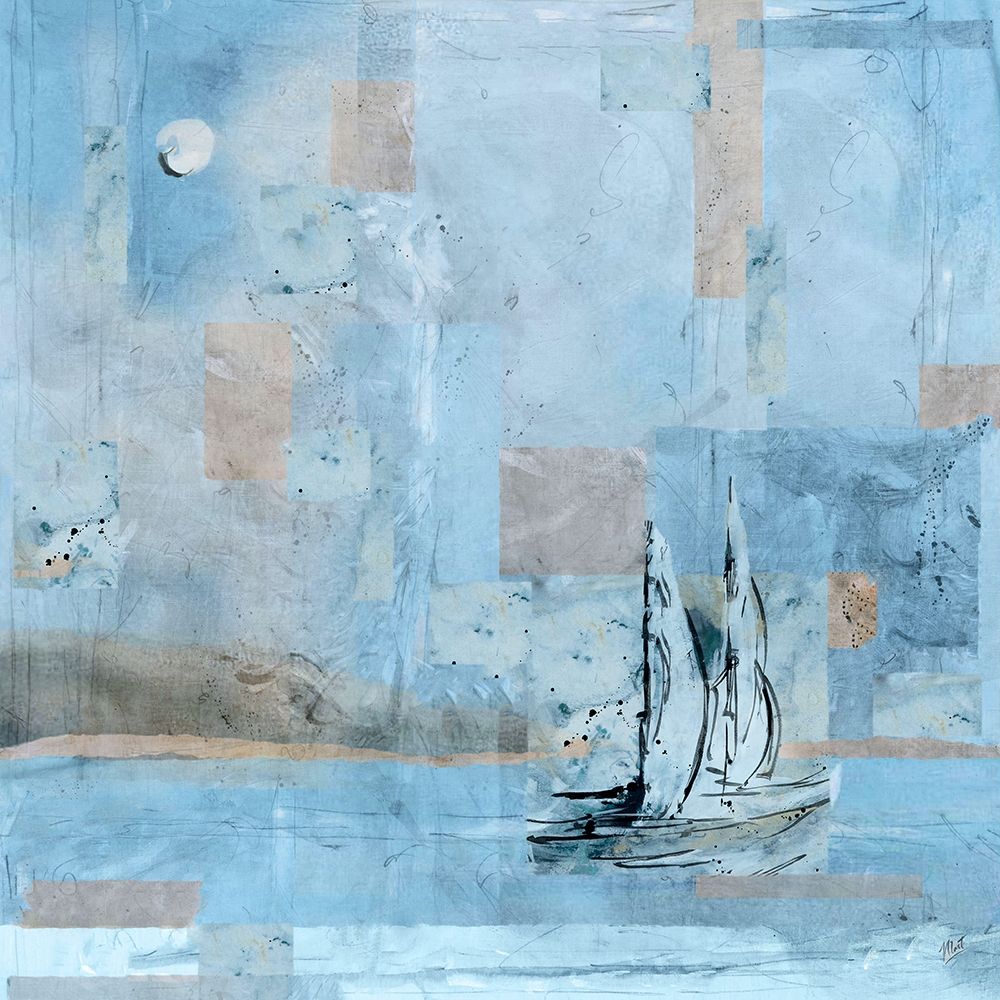 Sailboat No. 1 art print by Marta Wiley for $57.95 CAD