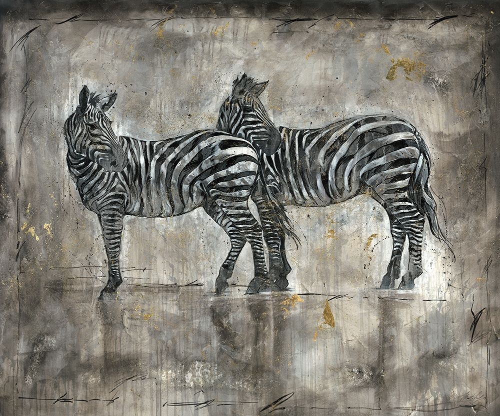 Zebras art print by Marta Wiley for $57.95 CAD