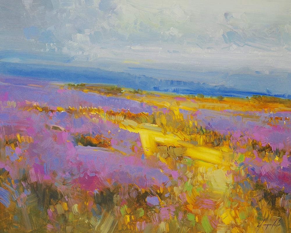 Field of Lavenders 2 art print by Vahe Yeremyan for $57.95 CAD