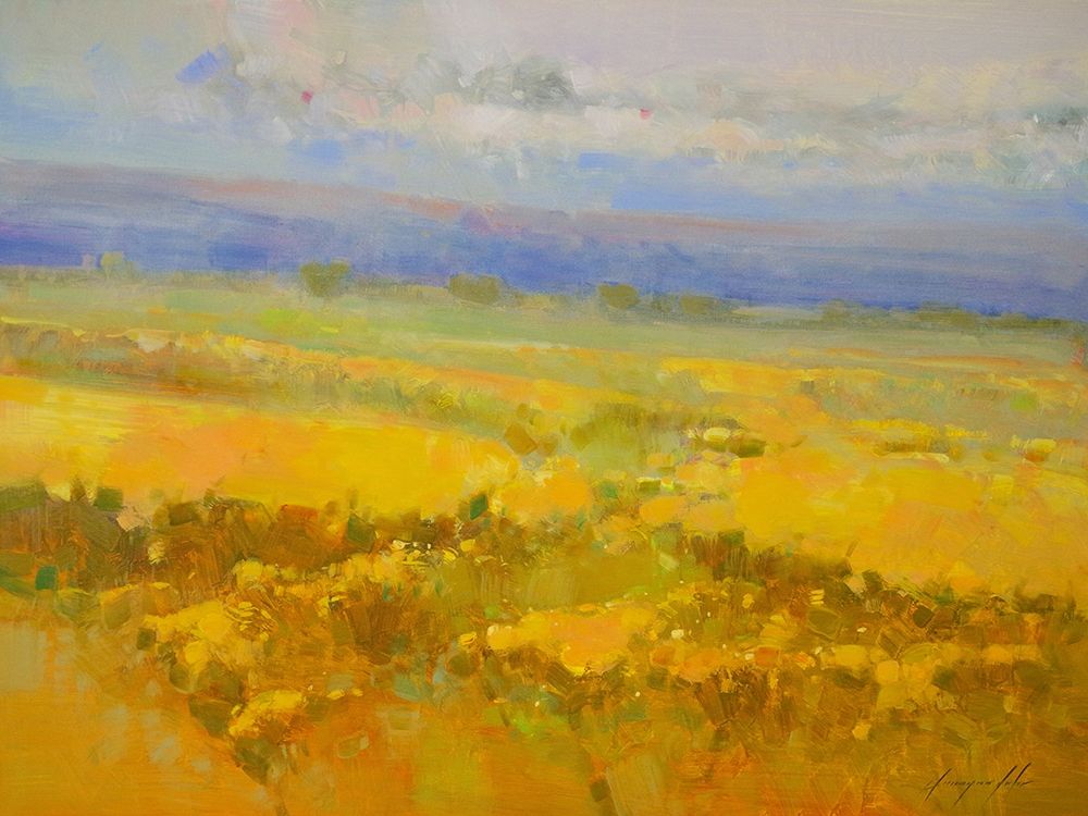 Field of Yellow Flowers art print by Vahe Yeremyan for $57.95 CAD