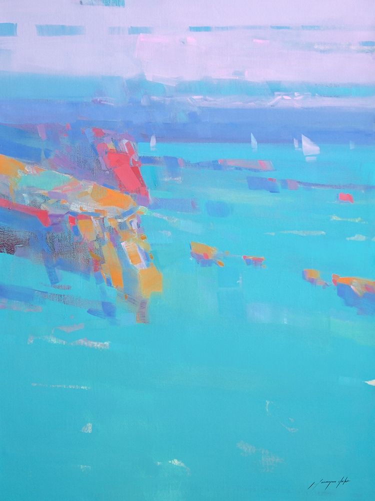 Turquoise Bay art print by Vahe Yeremyan for $57.95 CAD