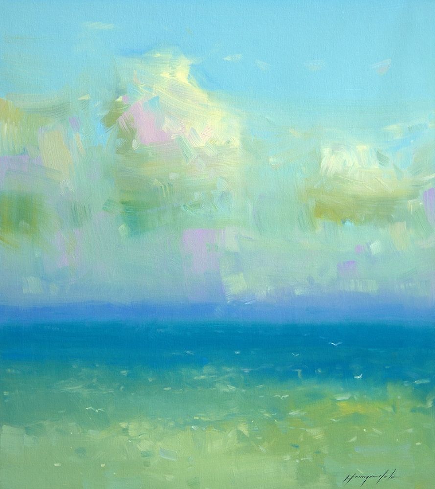 Turquoise Ocean art print by Vahe Yeremyan for $57.95 CAD