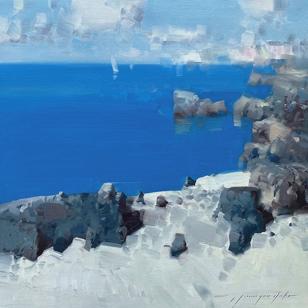 Seashore art print by Vahe Yeremyan for $57.95 CAD