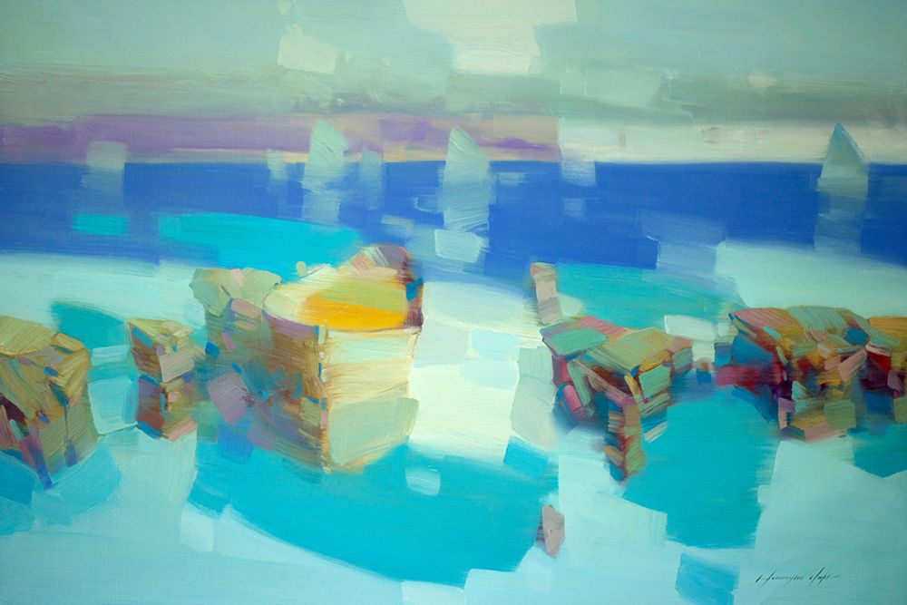 Boat art print by Vahe Yeremyan for $57.95 CAD