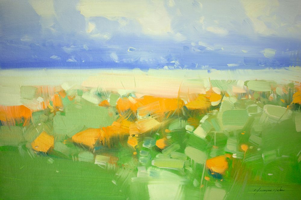 Field of Flowers art print by Vahe Yeremyan for $57.95 CAD