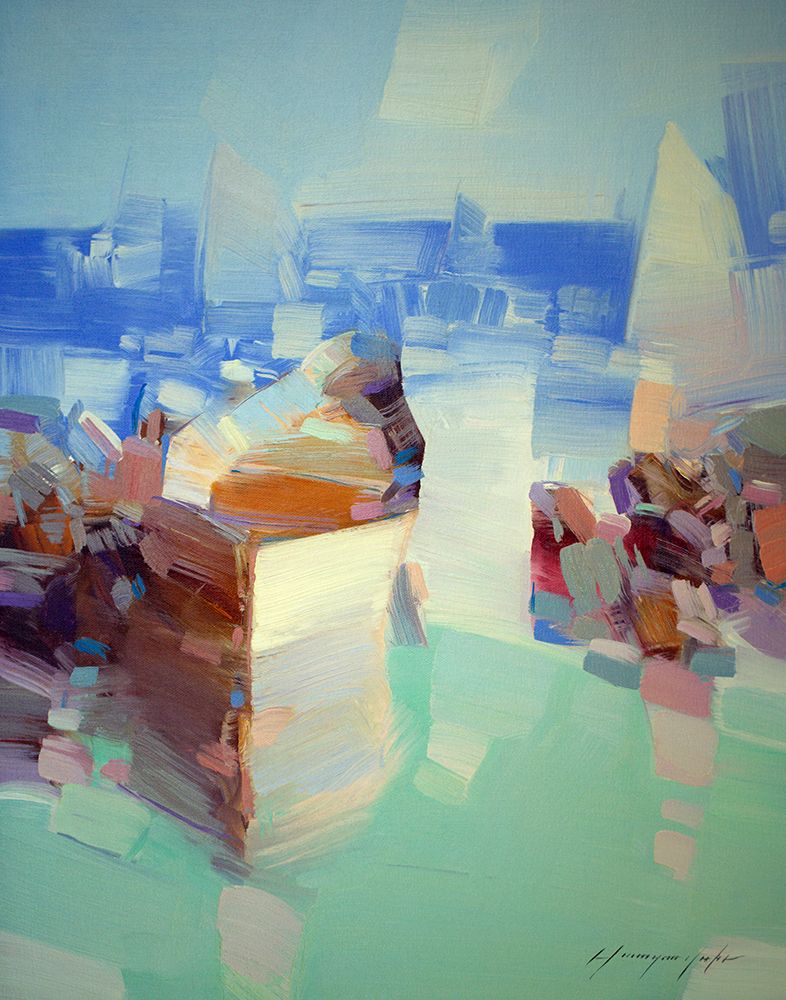 Rowboat art print by Vahe Yeremyan for $57.95 CAD