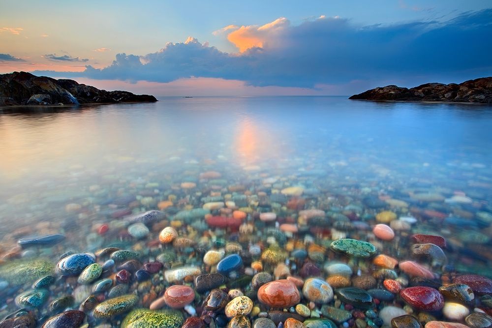 Colored Rocks art print by Patrick Zephyr for $57.95 CAD