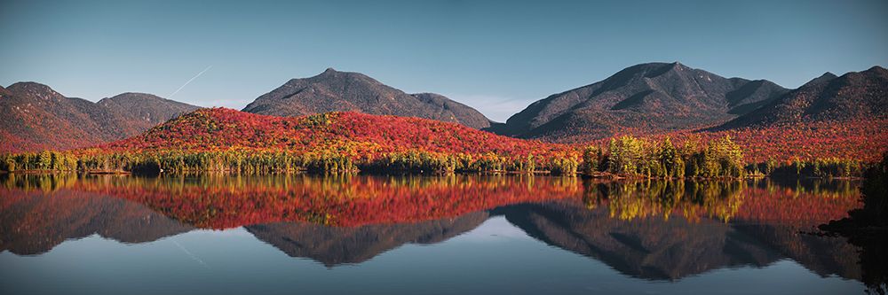 Autumn Panorama ├óΓé¼ΓÇ£ Elk Lake View art print by Jonathan Zaharek for $57.95 CAD