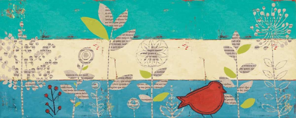 Le Jardin Press Panel I art print by Patricia Pinto for $57.95 CAD