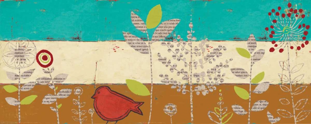 Le Jardin Press Panel III art print by Patricia Pinto for $57.95 CAD