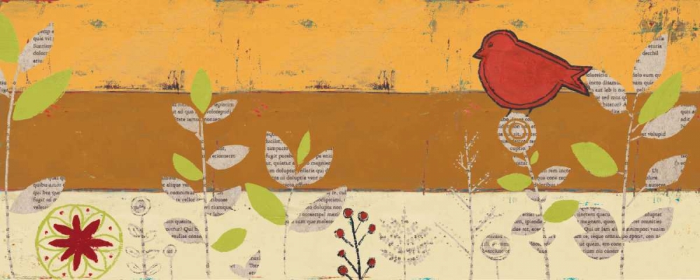 Le Jardin Press Panel IV art print by Patricia Pinto for $57.95 CAD