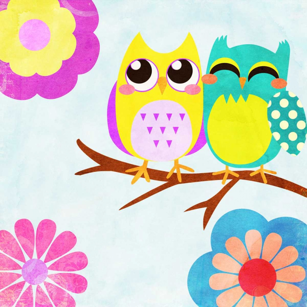 Cozy Owls I art print by SD Graphics Studio for $57.95 CAD