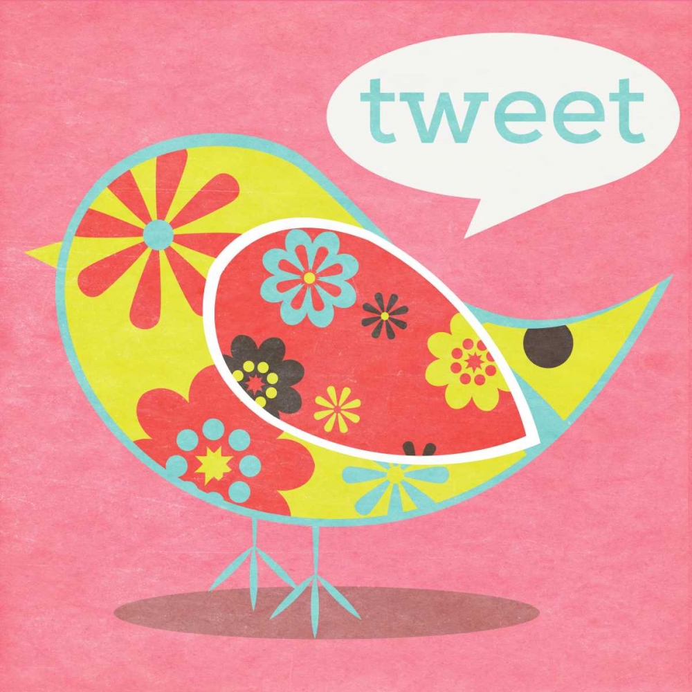 Bird Floral Pattern I art print by SD Graphics Studio for $57.95 CAD