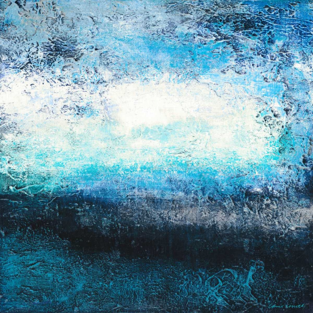 Future Place Blue Square art print by Lanie Loreth for $57.95 CAD