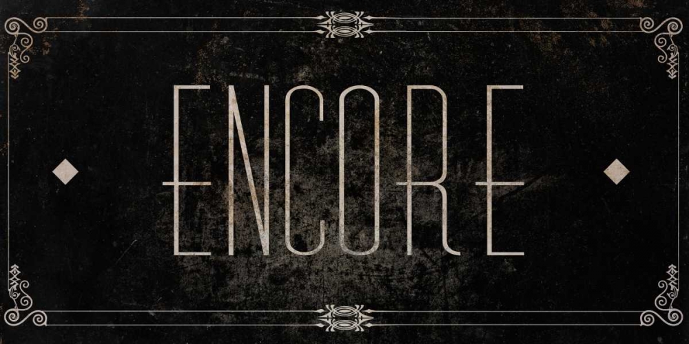 Silent Film Type II (Encore) art print by SD Graphics Studio for $57.95 CAD