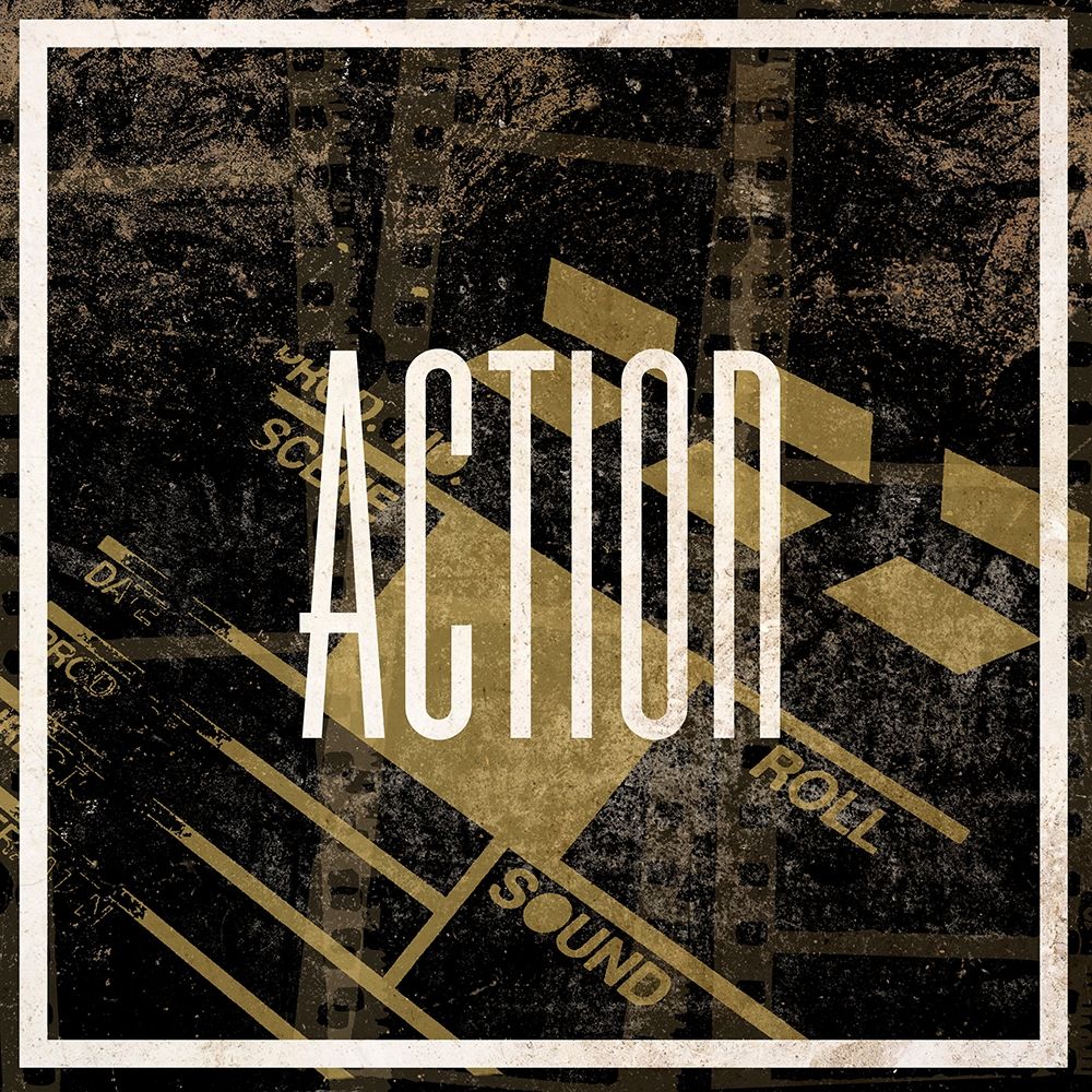 Lights Camera Action I art print by SD Graphics Studio for $57.95 CAD