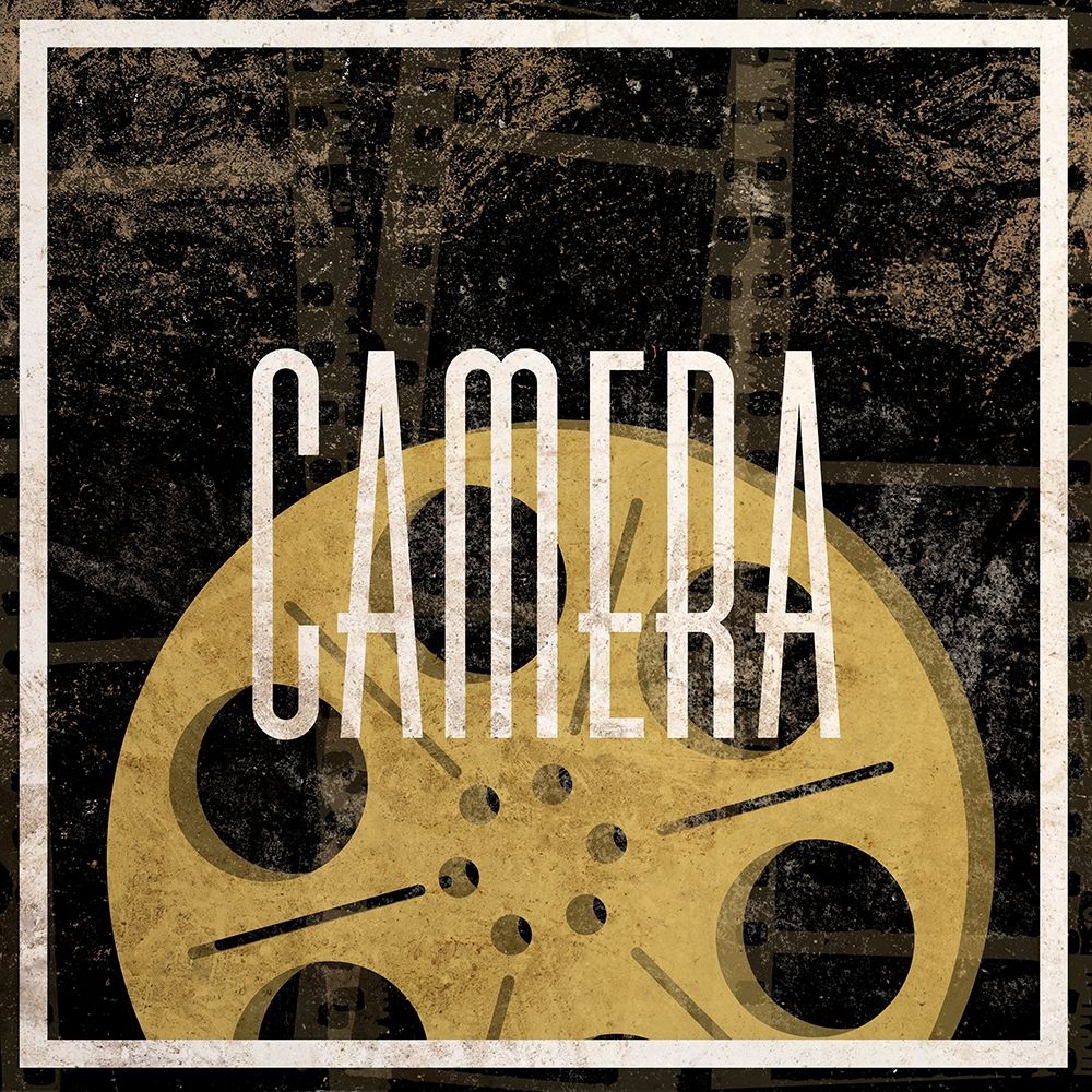 Lights Camera Action II art print by SD Graphics Studio for $57.95 CAD