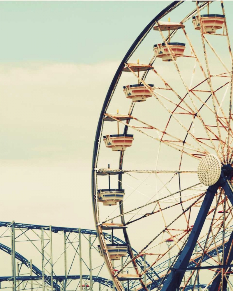 Retro Ferris art print by Gail Peck for $57.95 CAD