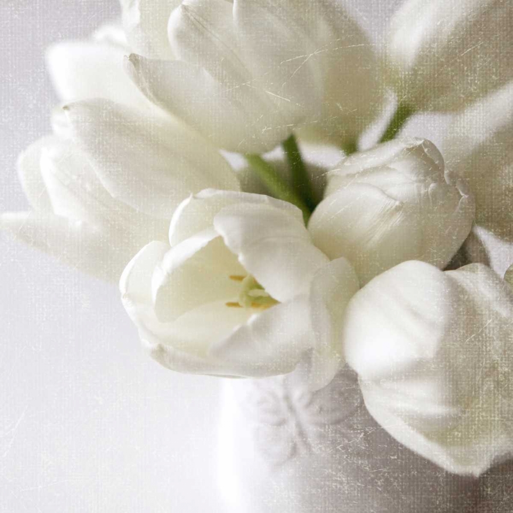 Vanishing in the White Elegance Square art print by Sarah Gardner for $57.95 CAD