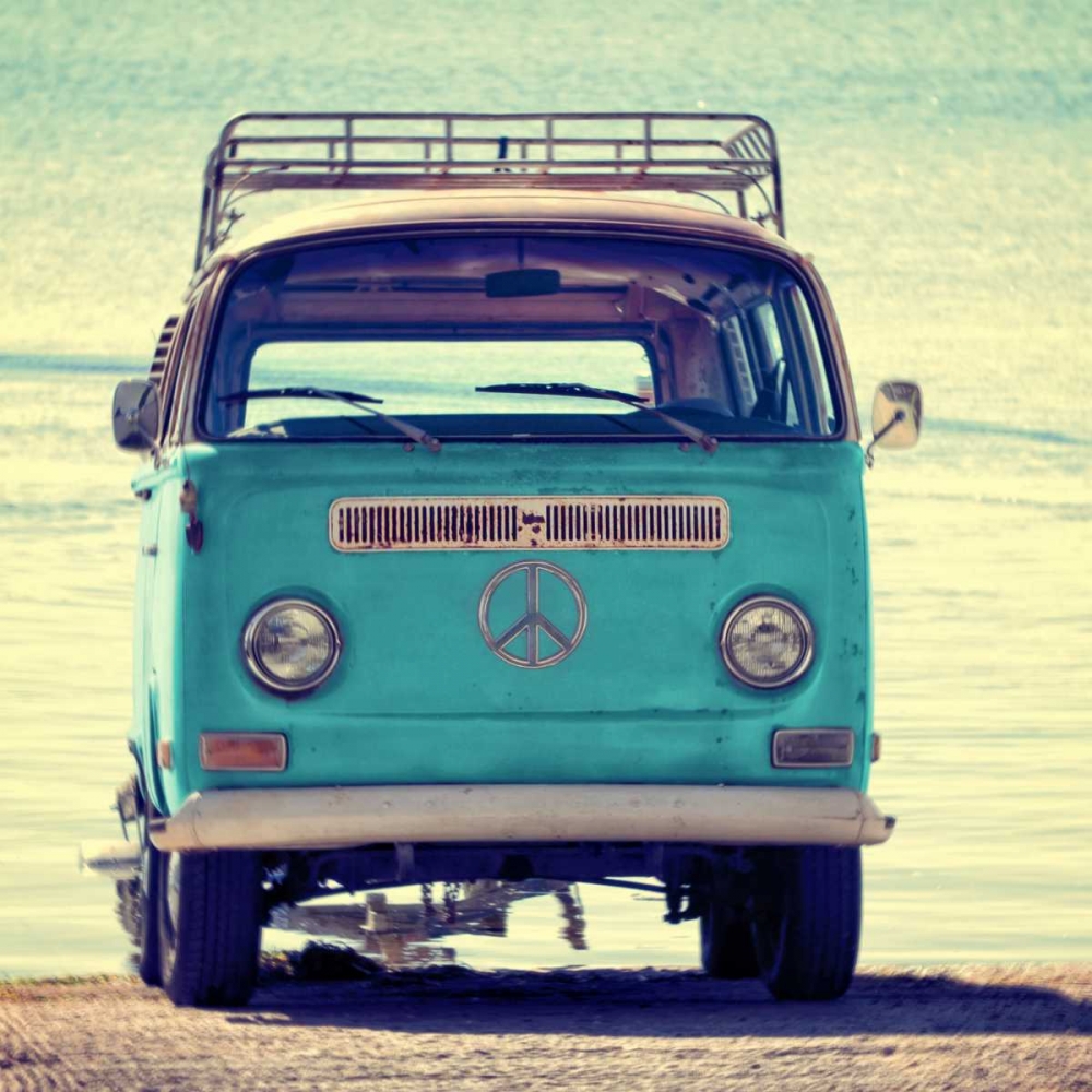 Beach Van art print by Gail Peck for $57.95 CAD
