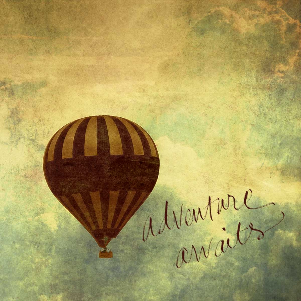 Adventure Awaits Border art print by Gail Peck for $57.95 CAD