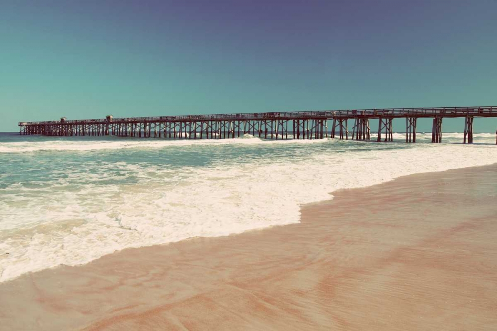 Beach Pier art print by Gail Peck for $57.95 CAD