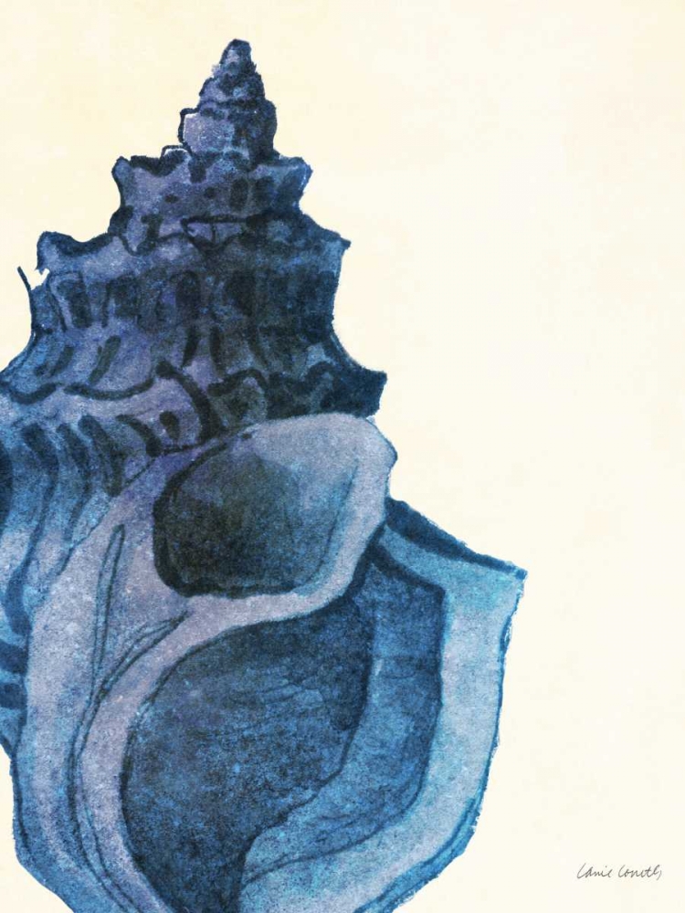 Blue Shell I art print by Lanie Loreth for $57.95 CAD