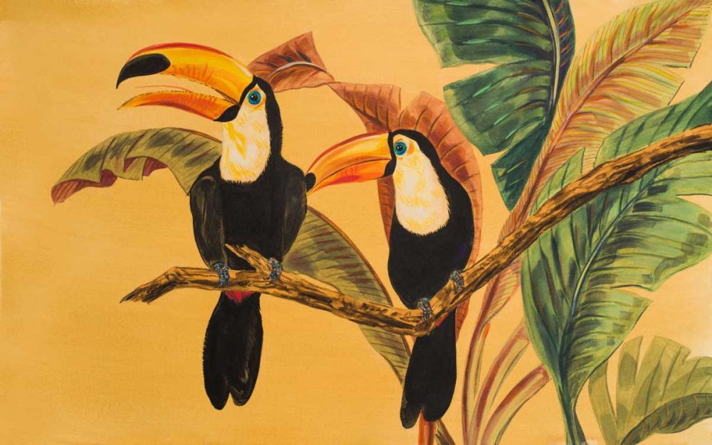 Toucans I art print by Linda Baliko for $57.95 CAD